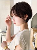 大人可愛い20代30代40代50代小顔ショートボブナチュラルショート