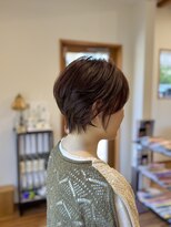 ヘアーロッジ(HAIR ROJJ)&nbsp;ふんわりショートボブ×バイオレットカラー