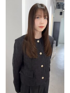 ビジョン オールヘアー(VISION:ALL HAIR) 韓国風レイヤーカット×ヘーゼルベージュで柔らかく