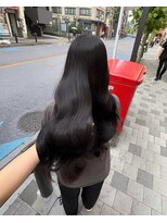 ヘアーサロン ウィング(HAIR SALON Wing) 赤坂＊ブリーチなしカラー暗めらラベンダーグレージュ透明感