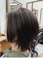 エムスリーヘア アイワイ 幕張店(Mlll HAIR IY) ショートレイヤー ふんわり ボリュームアップ◎