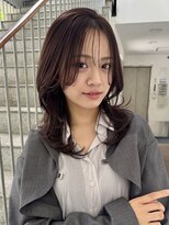 トリッカ 銀座(tricca)&nbsp;ロングレイヤーカット/ブラウンカラー/艶髪