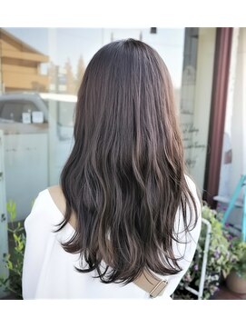 リエットヘア(Lie et.hair) 透明感ブラウン×ナチュラルウェーブ #西尾市 #ヘッドスパ