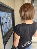 切りっぱなしボブ