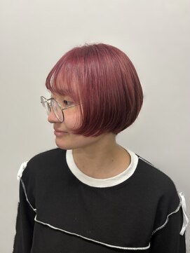 【COTAN nakaji】チェリーピンク＊ショートボブ