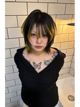 ベレーザ 渋谷(BELEZA) 毛先デザインカラー [デザインカラー/yellowcolor]