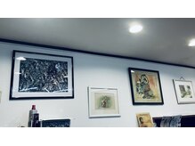 おしゃれの部屋ISHIGUROの雰囲気(お客さまの作品を展示してます)