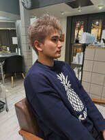 ハイセンス(HISENSE)&nbsp;メンズカットハイトーンカラースパイキーショートカラー【GIA】
