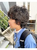 レイヤーショートパーマ
