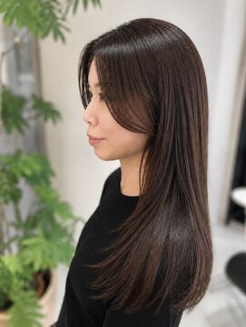 アンベリールフルー(EMBELLIR fleur) 大人ロング　酸性ストレート　髪質改善　30代40代