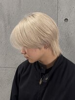 men's salon tiam 渋谷 メンズカット/メンズカラー/韓国【ティアム】&nbsp;ホワイトブロンドウルフ