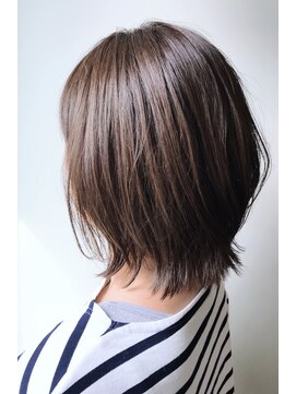 シカタ シーカ 鎌倉(CICATA/ShIKA.) ブルージュカラーの似合わせ外ハネボブ【CICATA関口/鎌倉】