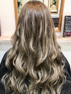 ディバイス カラーアンドエクステ(Device) 【Device】外国人風アッシュグレー＋シールエクステ50枚