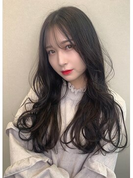 リリー(Lilley) 【lilley 藤亜弥奈】オルチャン風☆透明感暗髪ヘア(天神/今泉)