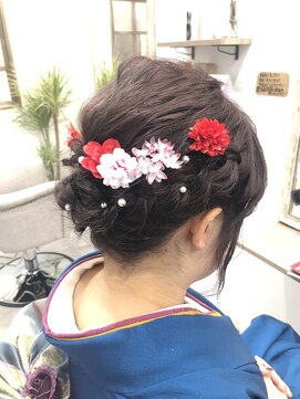 シェア(SHER) 編み込みアップ★