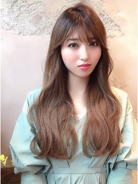 ロンドローズ 名古屋(Lond damaskRose) 【Lond damaskRose】津田稜也 くびれヘア 前髪ペールベージュ