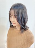 ミディアムゆるふわスタイル