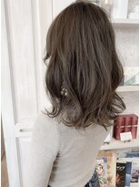 キャアリー(Caary)&nbsp;福山市ヘアカラー人気Caaryラベンダーグレージュ/ヨシンモリ巻き