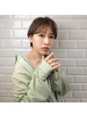 シースルーマッシュショート