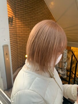 ラフ 難波店(LAFF) #黒髪#ボブルフ#ネビージュ#小顔#ワンレン