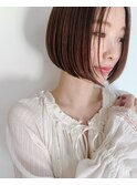 ナチュラルボブ/ショートカット/切りっぱなし/ボブ