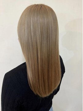 ハーバーズ バイ エムスラッシュ 鎌倉由比ヶ浜(Harbors by M.SLASH) HARBORS鎌倉/大人ハイライト/シルキーベージュ/ツヤ髪