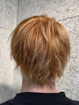 ミルコ バイ クラク(MIRUCO by KURAKU)&nbsp;メンズオレンジカラー　10代20代　ブリーチ