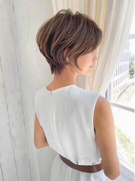 バンプ ギンザ(BUMP GINZA) くびれショート/マロンブラウン/大人ショートボブ／山口