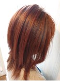 ブリーチなし☆ピンクブラウン☆