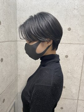 ヘアサロン ドットプラス 町田店(dot. plus) 【中西里美】ハンサムショート×黒髪