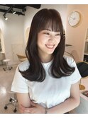 くびれヘア/艶カラー