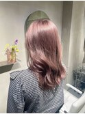 〈くすみピンクカラー〉