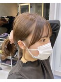 韓国レイヤー/韓国風/ボブ/髪質改善/黒髪/ブリーチなし〔池袋〕