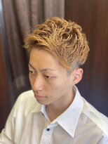 ヒロギンザ 神田店(HIRO GINZA)&nbsp;ツーブロックジェットアップバングショートスタイル