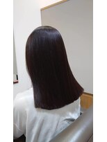 ヘア アトリエ ヴィヴァーチェ(hair atelier Vivace) 髪質改善/パープルブラック/レイヤーロング/30代/40代/50代