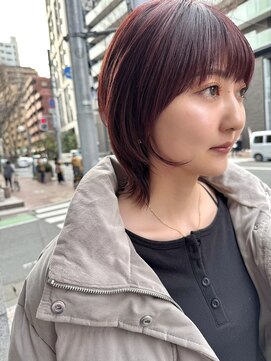 デザート(Des.Art) 【福岡警固赤坂】20代30代ウルフカットマッシュ艶カラー