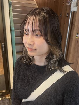 アヴァンス 天王寺店(AVANCE.) インナーカラー×ベージュ