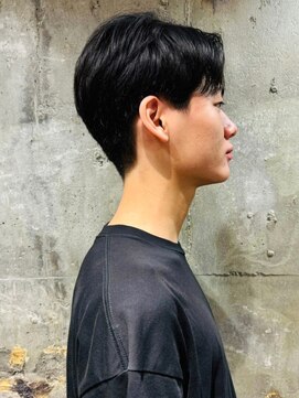 アルフレッド 瑞穂店(alfRed) メンズショート　爽やか　黒髪　メンズカット　20代30代