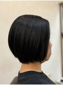 絶壁解消/ひし形/大人可愛い/斜めバング/30代40代/ミセスヘア17C