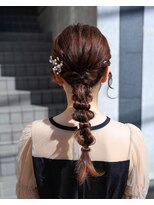 ヘアアレンジメント ボガスティーズ 溝の口店(Hair arrangement Vogusty's)&nbsp;編み下ろし