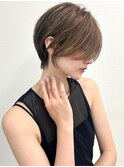 ハイライトバレイヤージュダブルカラーショートカット30代40代