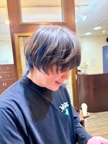 アンヴォーグ(en VOGUE) マッシュウルフ×ブルーインナーカラー