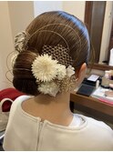 ウェディングヘアセット