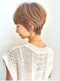 30代40代50代絶壁解消前髪あり小顔前下がりショートボブ