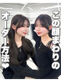 韓国ヘア/韓国スタイル/縮毛矯正/髪質改善/レイヤーカット