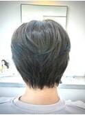 ラフなシースルーショートで韓流ヘアを最旬ムードへ
