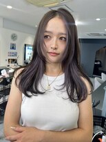 キング 高槻(K!ng)&nbsp;ハイライトカラーミルクティーベージュレイヤーカット