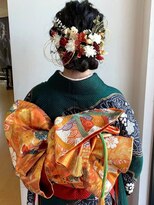 ロイオブジゼル(roi of GiseL)&nbsp;ヘアアレンジ 成人式 卒業式 振袖 袴 カチモリ シニオン