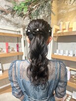 アミー 銀座(Ammy) 結婚式ヘアセット♪yu #お呼ばれヘア#ヘアセット#ヘアアレンジ