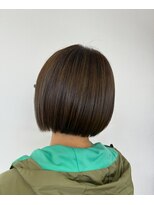 シャポン&nbsp;オリーブブラウン×髪質改善カラー